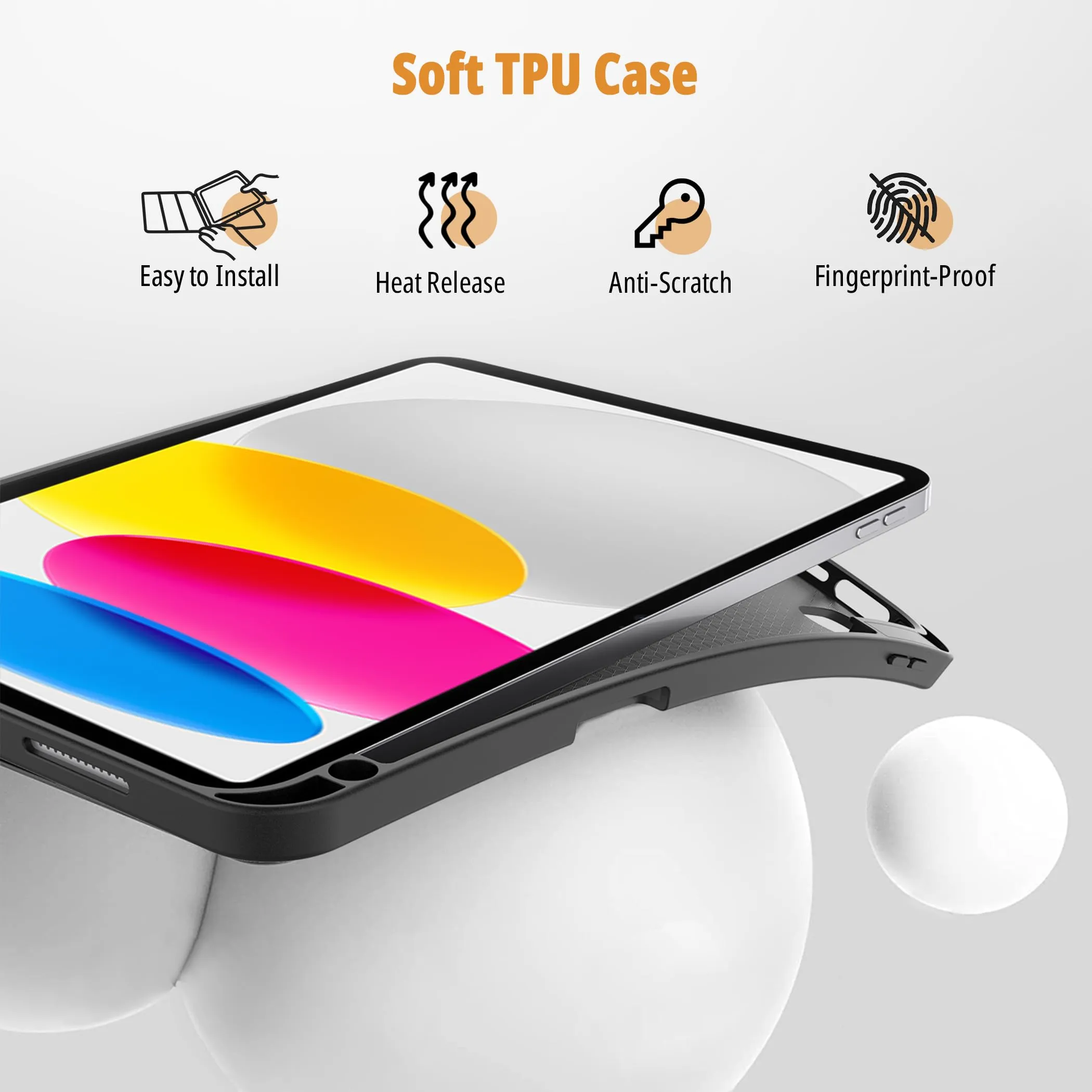 CACOE Cover per iPad 11 Generazione (A16) e iPad 10 Generazione 10.9 (2022) - immagine 6