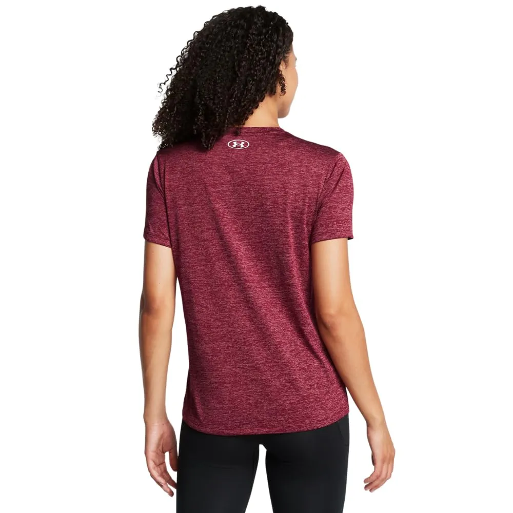 Under Armour Tech Twist Women's Short Sleeve T-Shirt, (625) Cardinal/White, XS - immagine 2