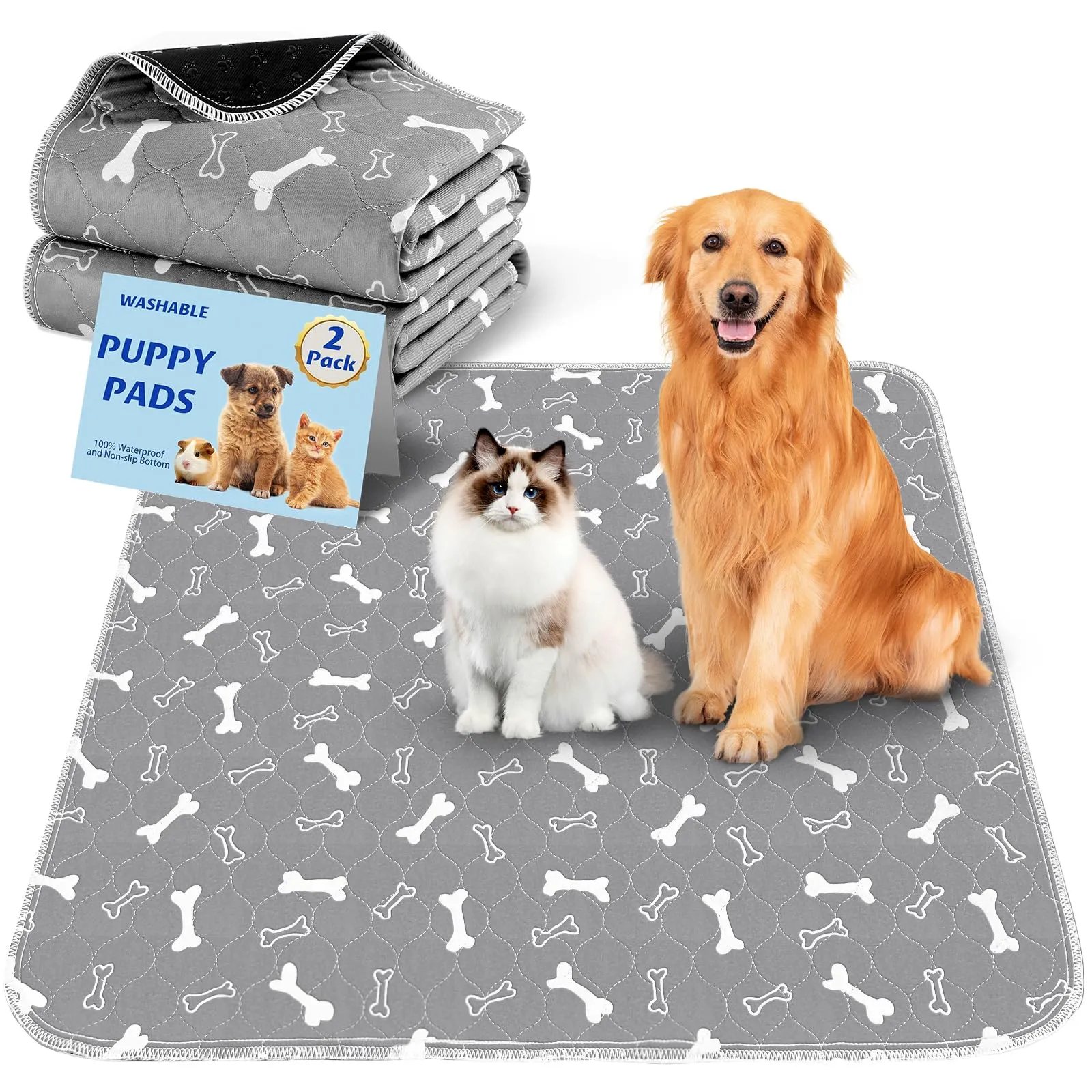 BaoDan Traversine Lavabili per Cani, 90x182cm, 2 Pezzi - immagine 1