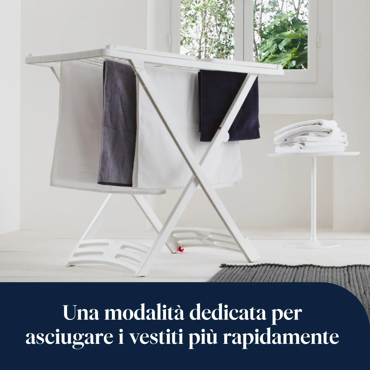 De'Longhi Tasciugo AriaDry Deumidificatore Portatile 12L/Giorno Bianco (DEX212SF) - immagine 5