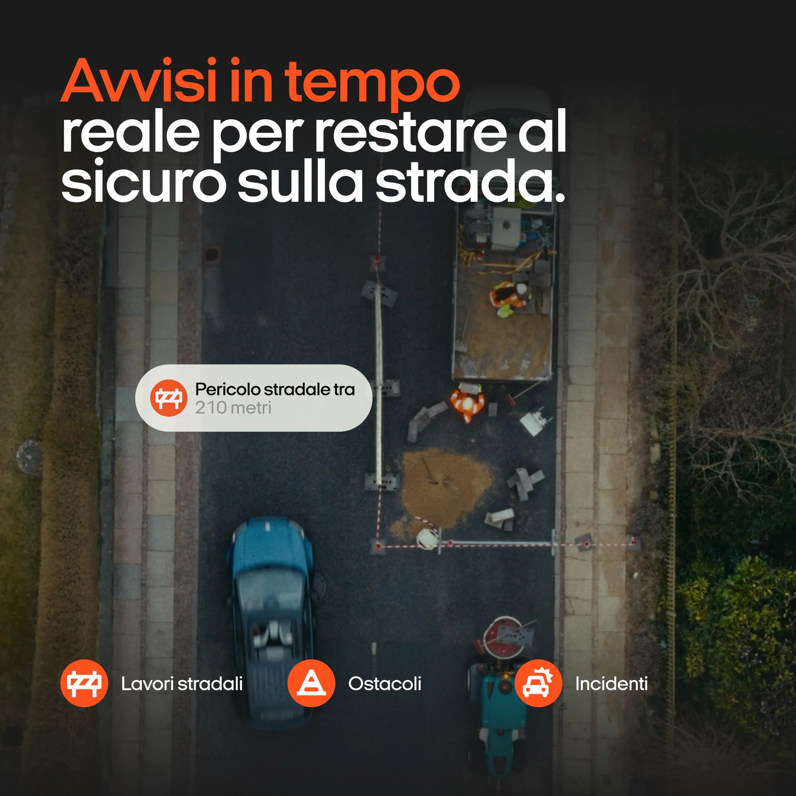 ooono Co-Driver 2 - Avvisi autovelox e pericoli in tempo reale, USB-C, Compatibile con Apple CarPlay & Android Auto - immagine 4