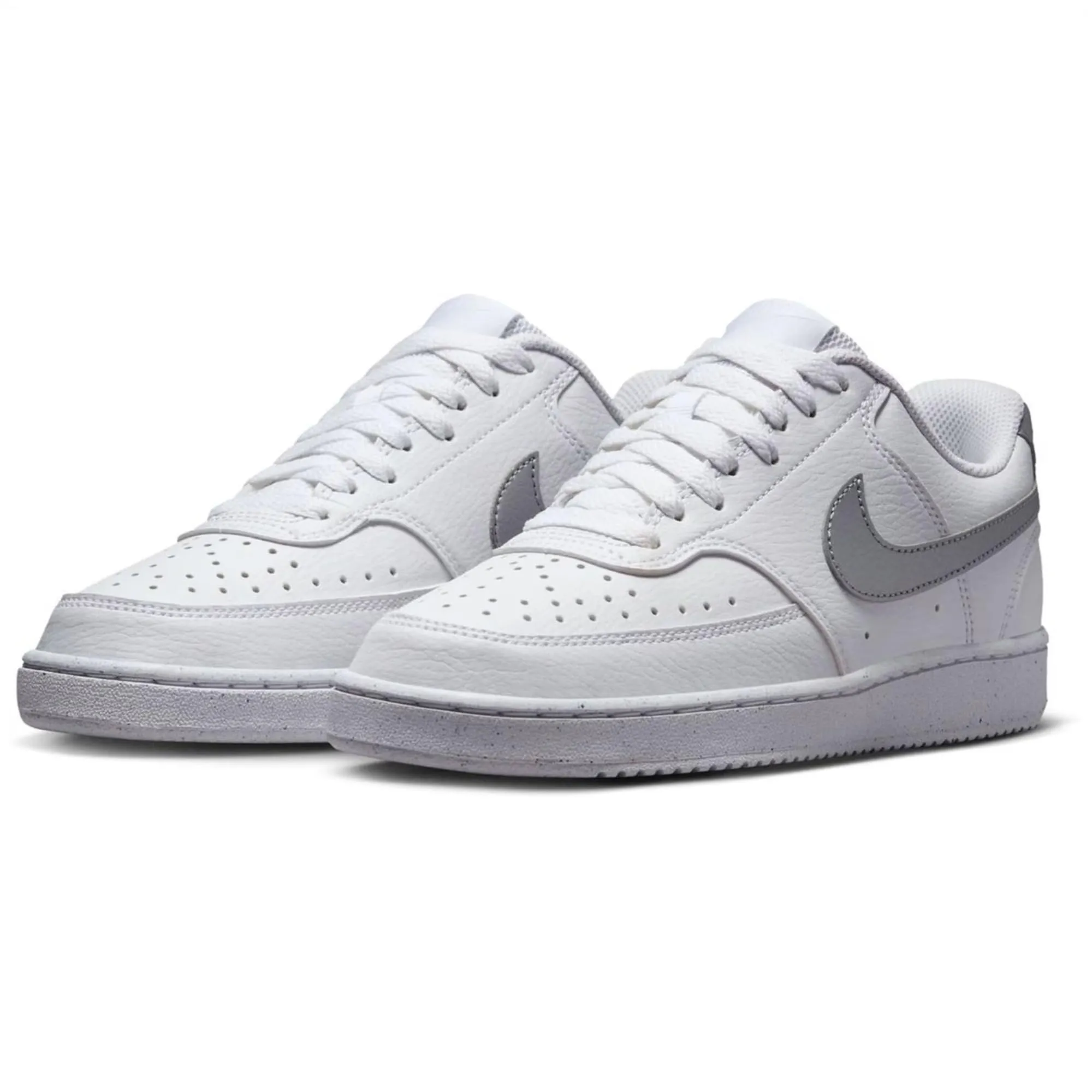 Nike Court Vision White/Metallic Silver-White 39 - immagine 2