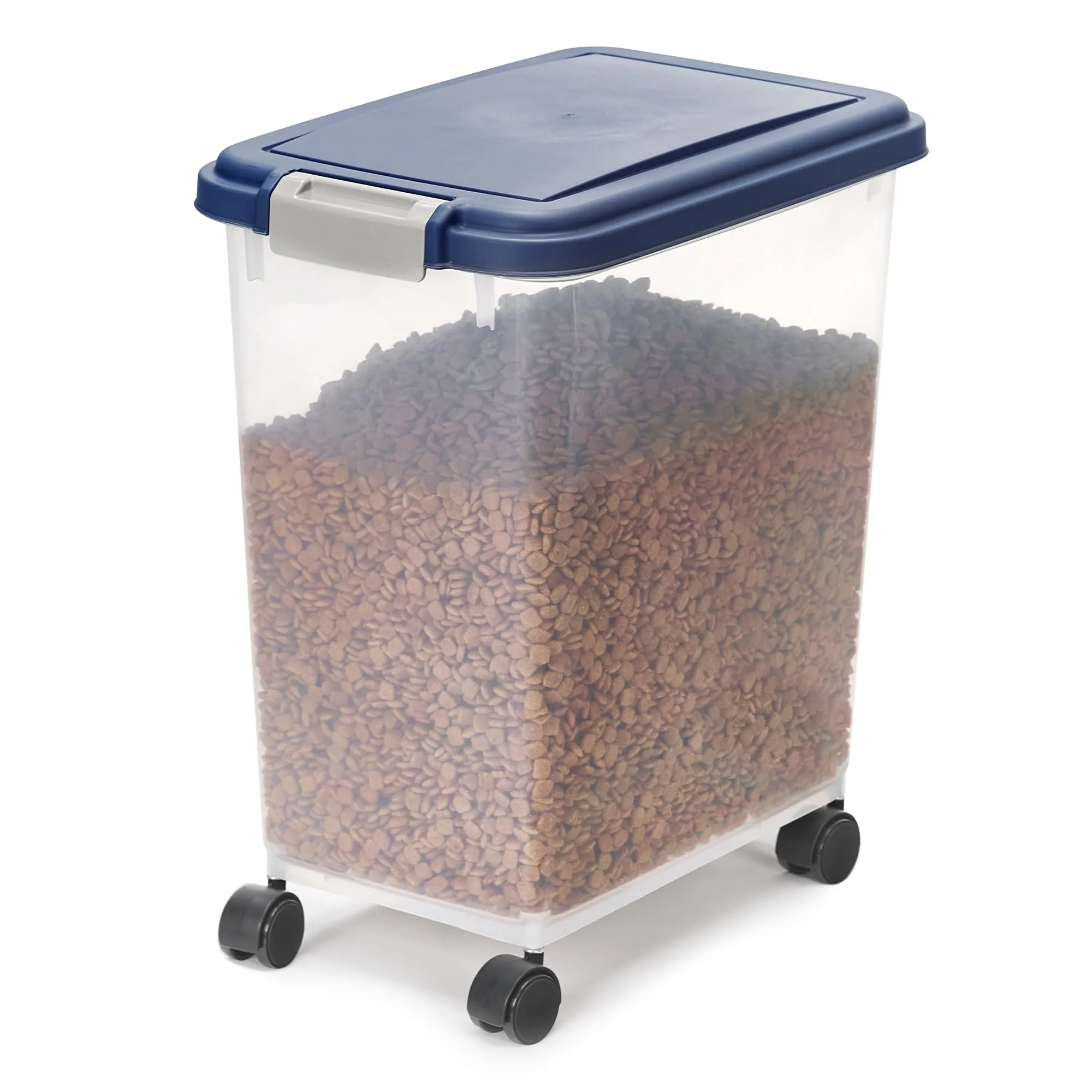 Iris Ohyama Contenitore Ermetico per Crocchette 30L, Blu, MP-8 - immagine 1