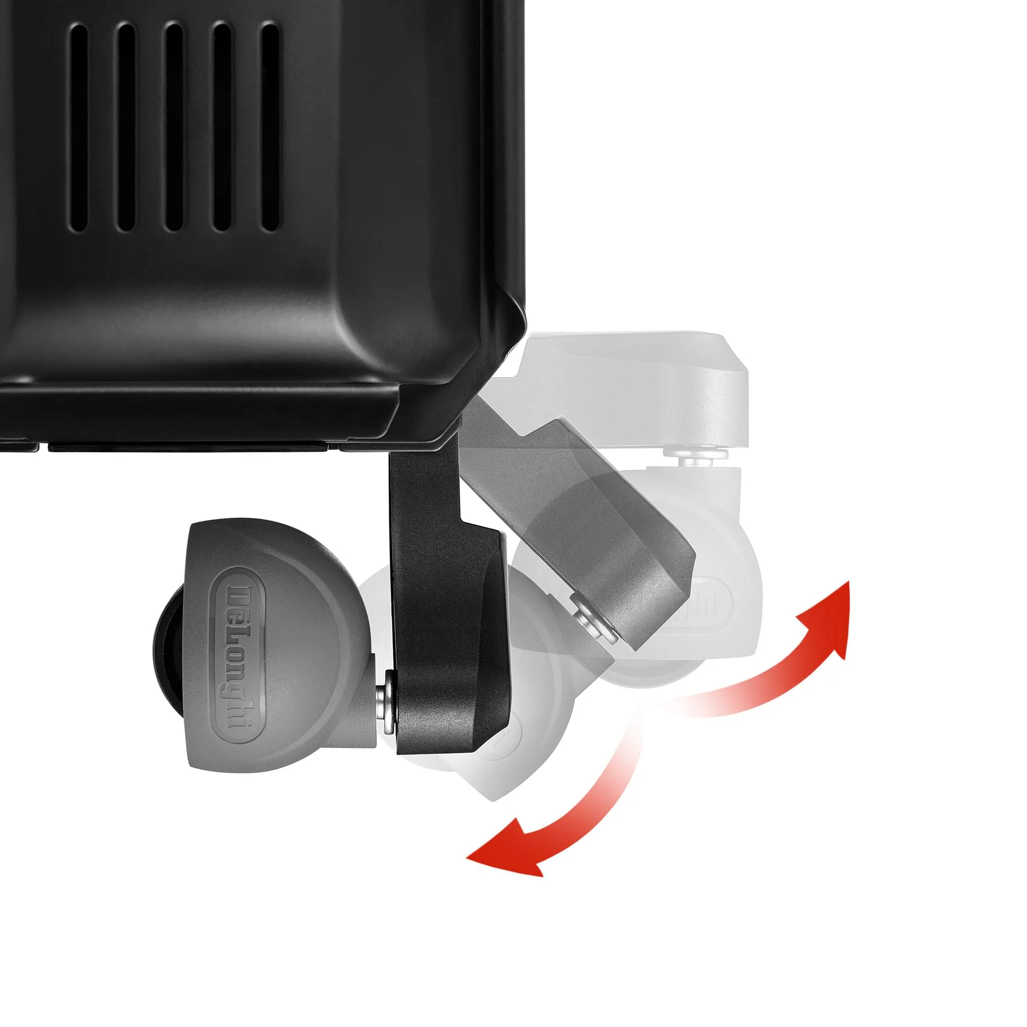 De'Longhi Serie Vento V550715.BG Radiatore ad Olio Elettrico, 7 Elementi, 1500W, Nero - immagine 3