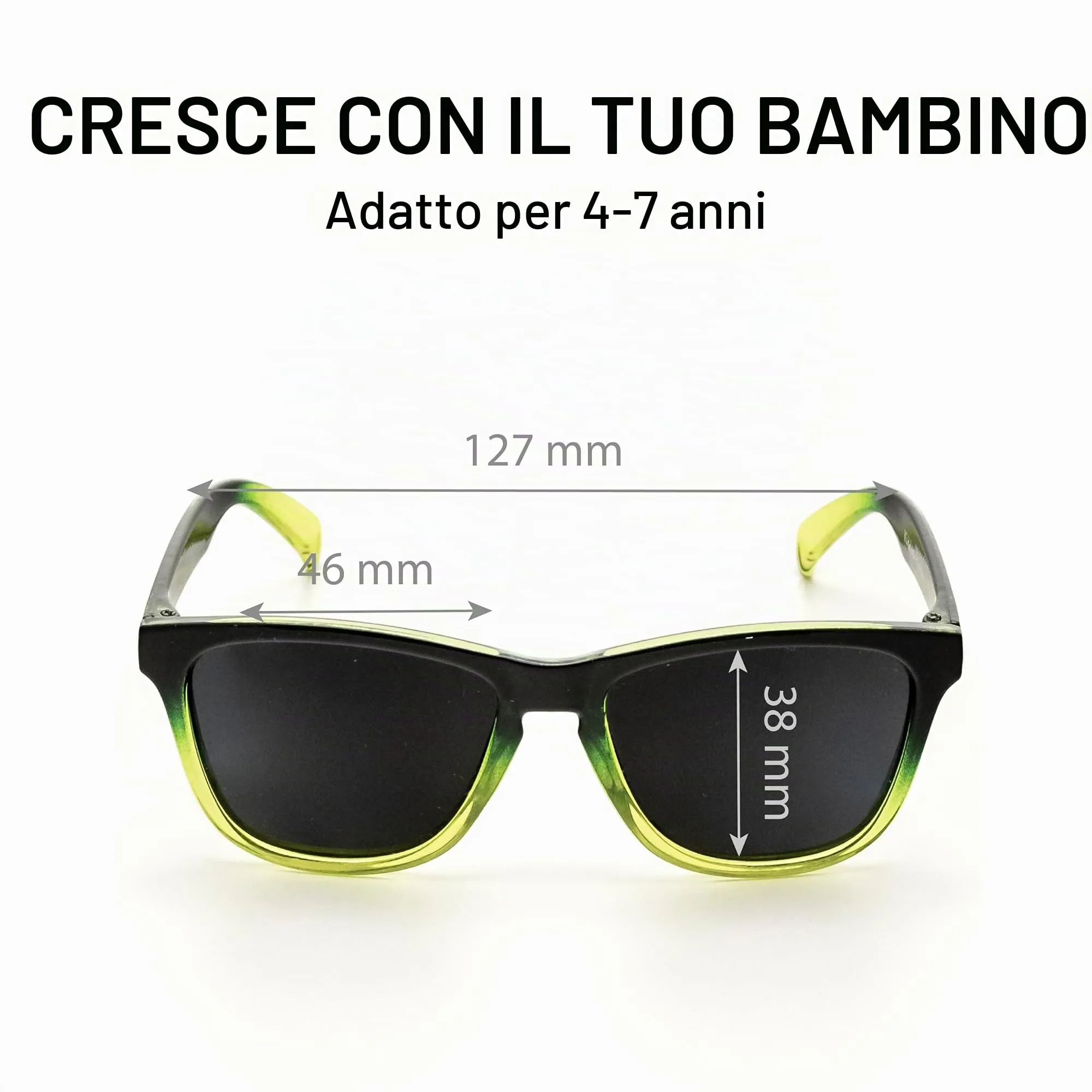 Kiddus Occhiali da Sole Polarizzati per Bambini 4-7 Anni UV400 CAT3 SG656 - immagine 7