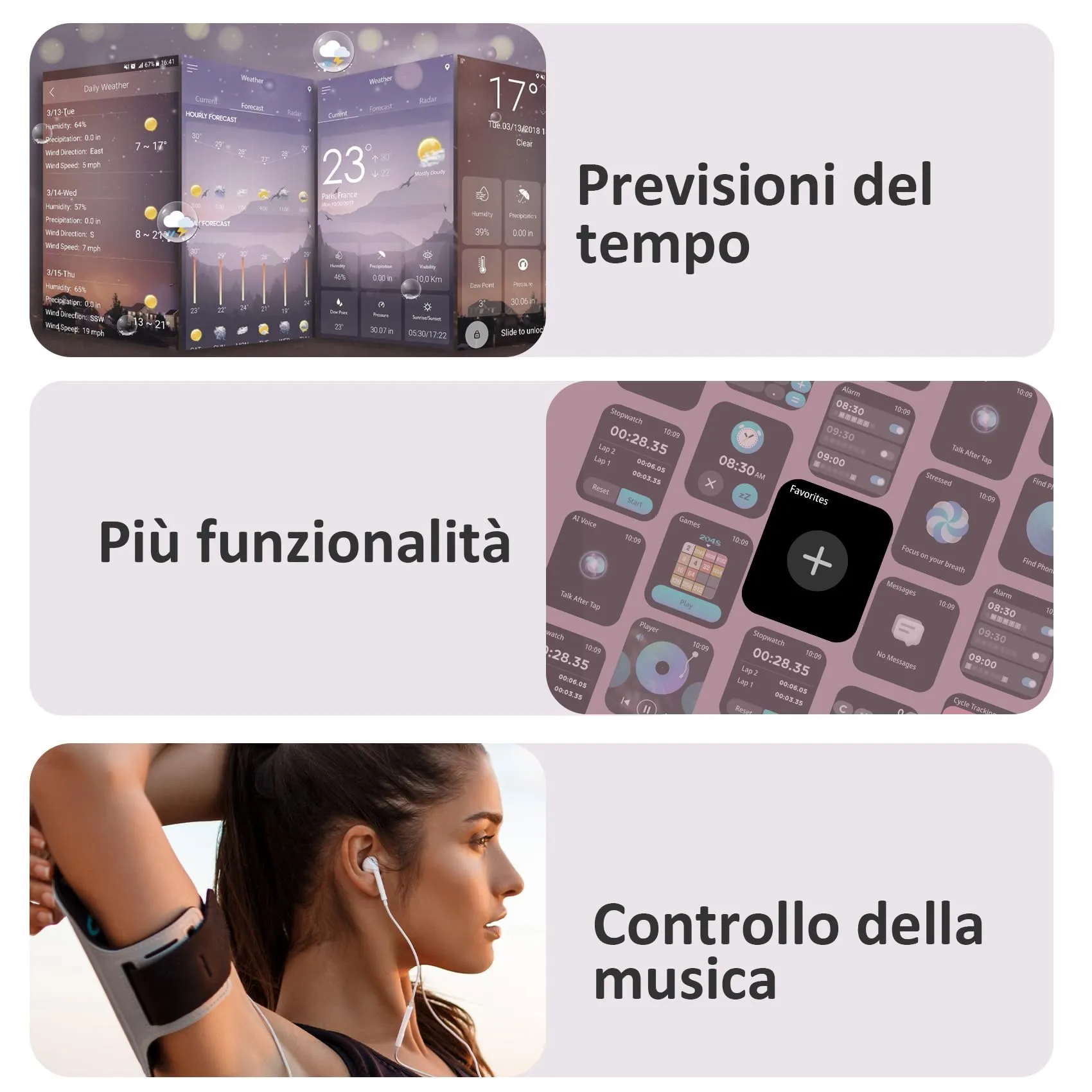 Blackview Smartwatch 1.85 pollici per Uomo e Donna, Chiamate Bluetooth, Cardiofrequenzimetro, Monitoraggio del Sonno e Oltre 100 Modalità Sportive per Android e iOS - immagine 6