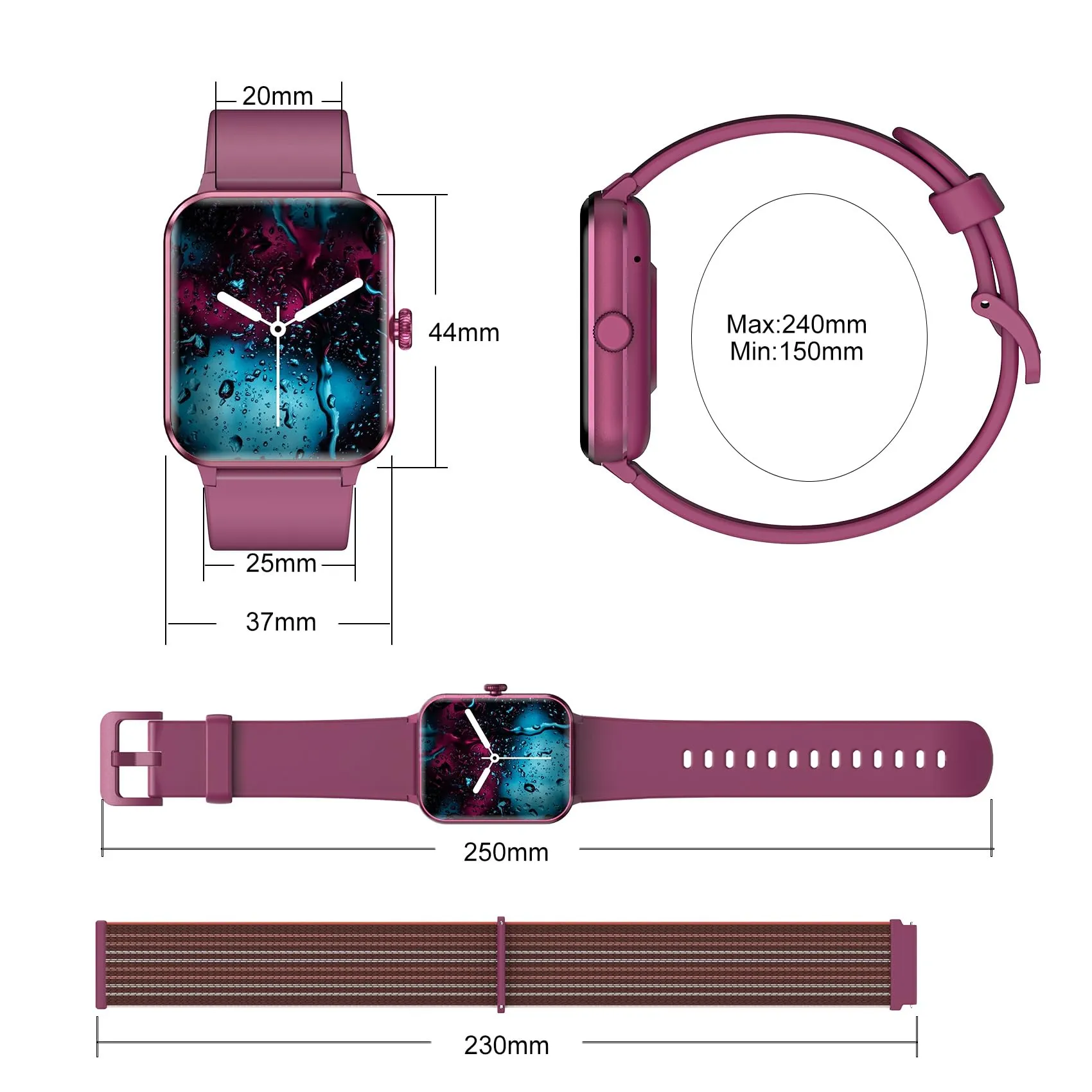 Blackview Smartwatch 1.85 pollici per Uomo e Donna, Chiamate Bluetooth, Cardiofrequenzimetro, Monitoraggio del Sonno e Oltre 100 Modalità Sportive per Android e iOS - immagine 7