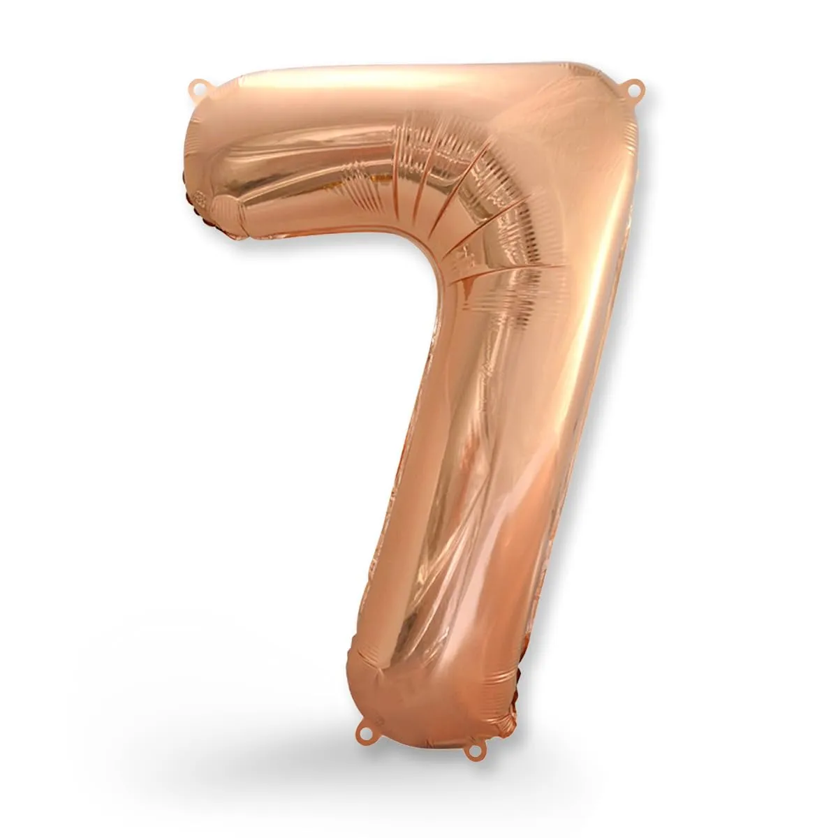 FUNXGO Palloncino Alluminio Numero 7 Oro Rosa - immagine 1