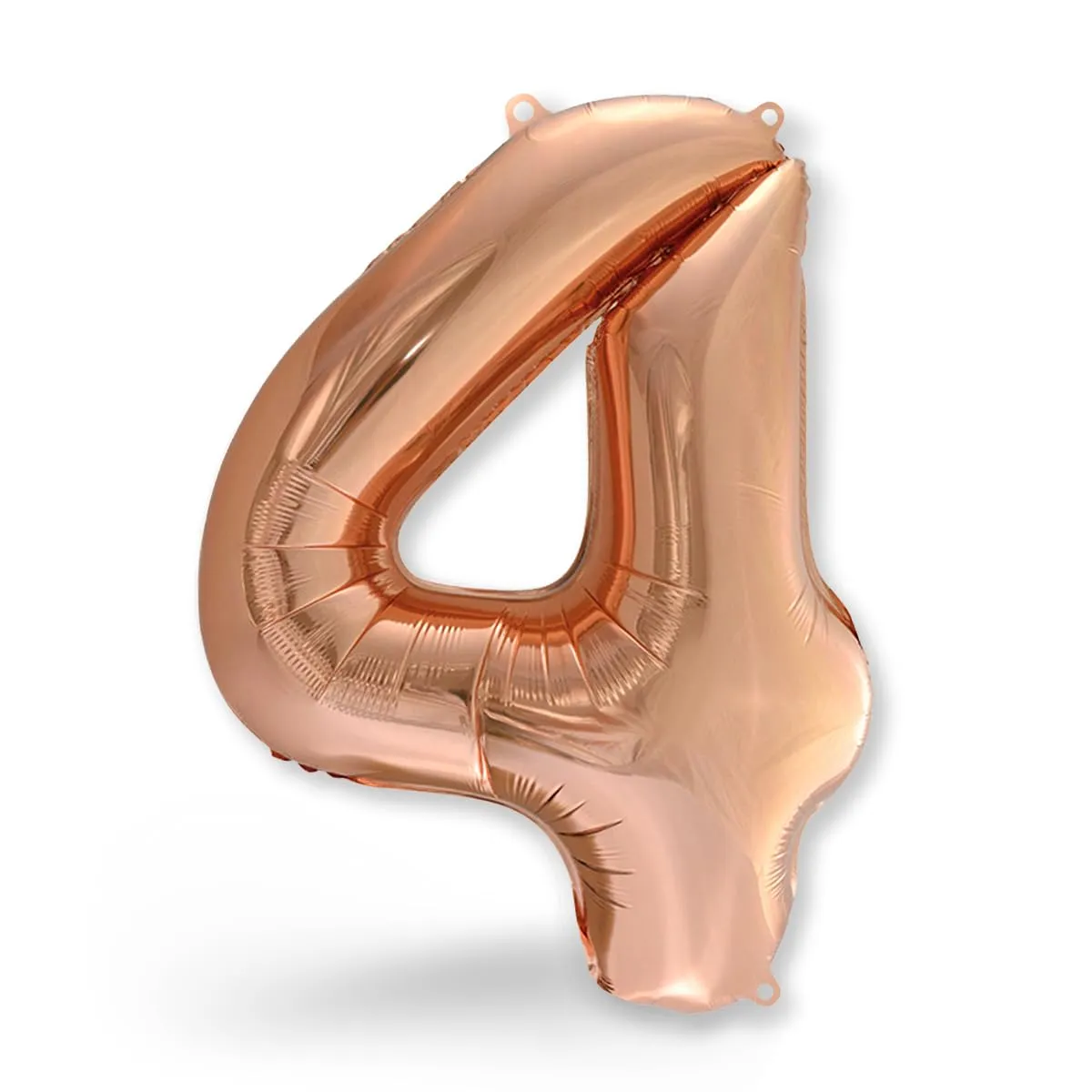 FUNXGO Palloncino Numero 4 Oro Rosa per Compleanno - immagine 1