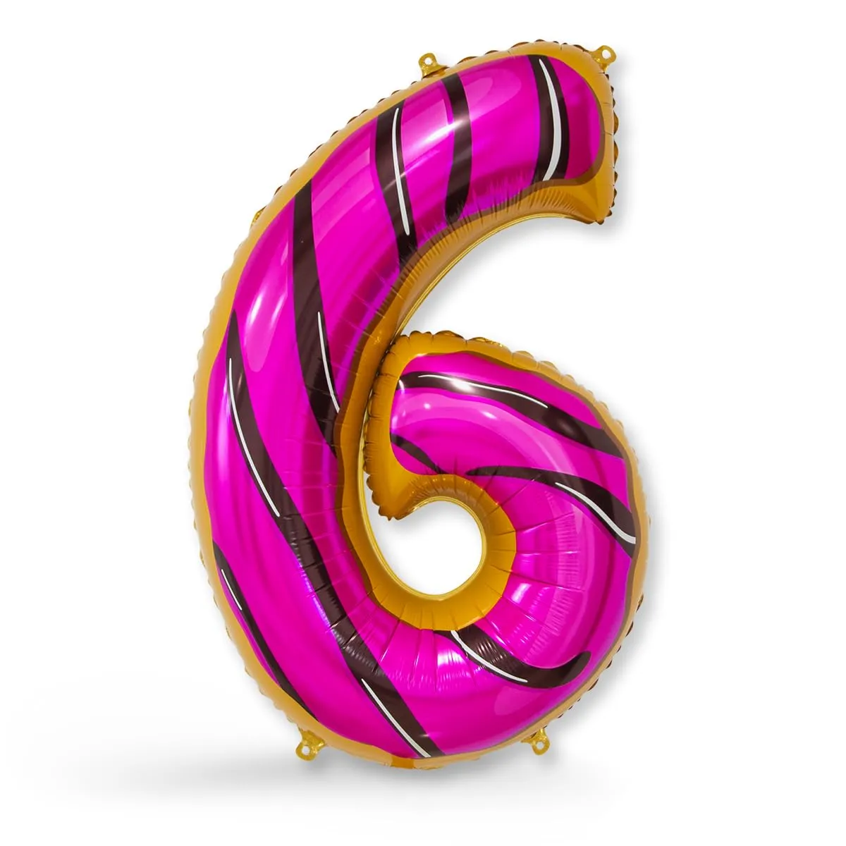FUNXGO Palloncino Donut Numero 6 - immagine 1