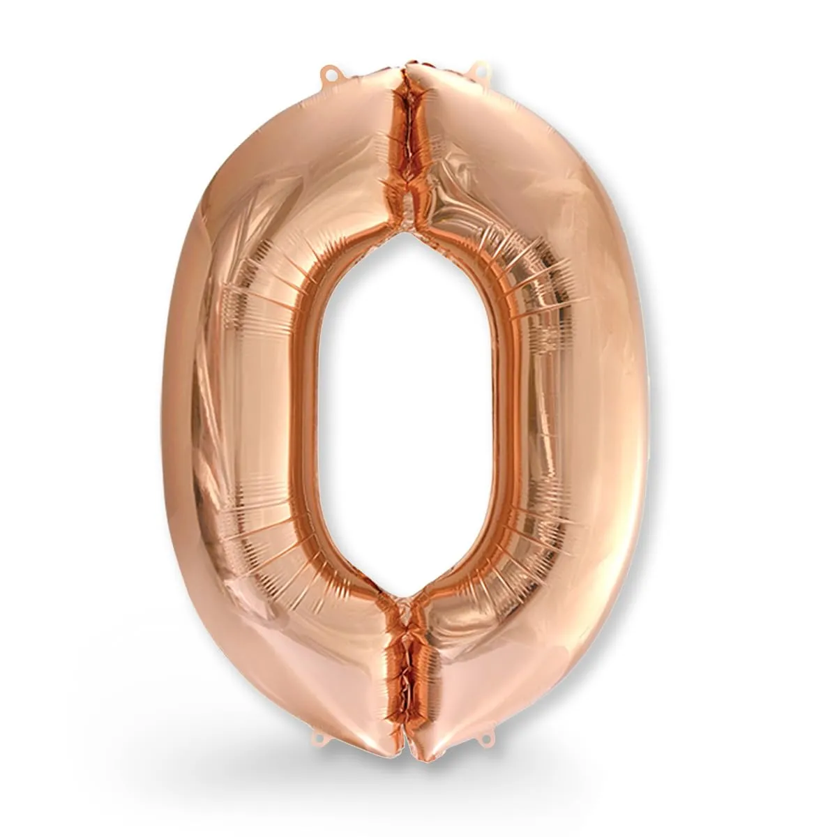 FUNXGO Palloncino Numero 0 Oro Rosa per Compleanno - immagine 1