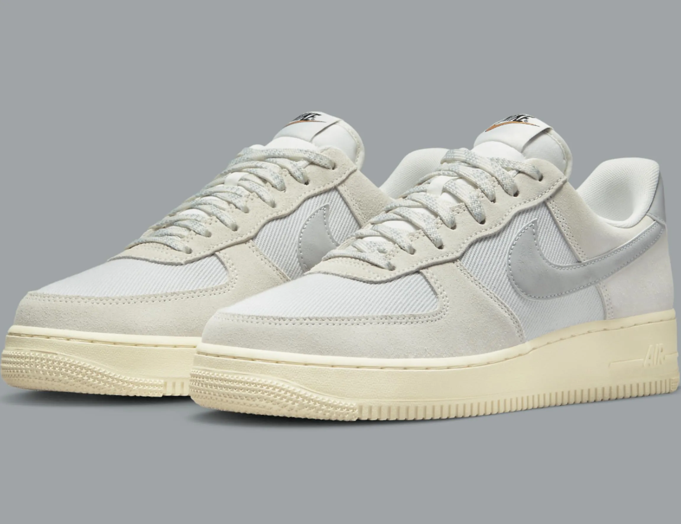 Nike Air Force 1 '07 LV8 Certified Fresh DO9801-100 Velo Grigio Fumo 47.5 EU - immagine 3