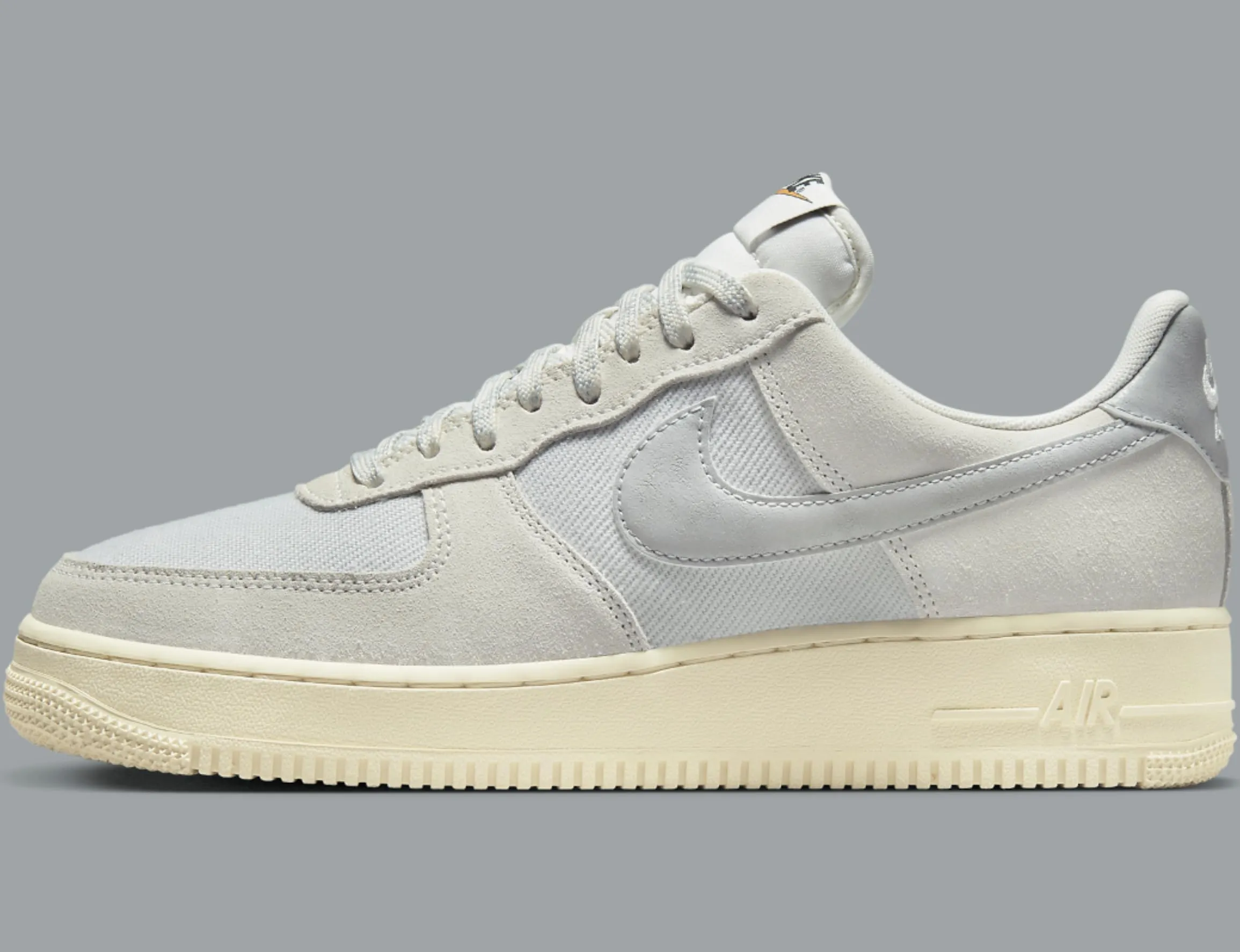Nike Air Force 1 '07 LV8 Certified Fresh DO9801-100 Velo Grigio Fumo 47.5 EU - immagine 9