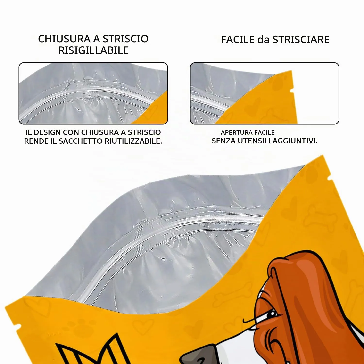 MERSJO Snack da Addestramento per Cani, Carne Essiccata Misto, 500 g - immagine 8