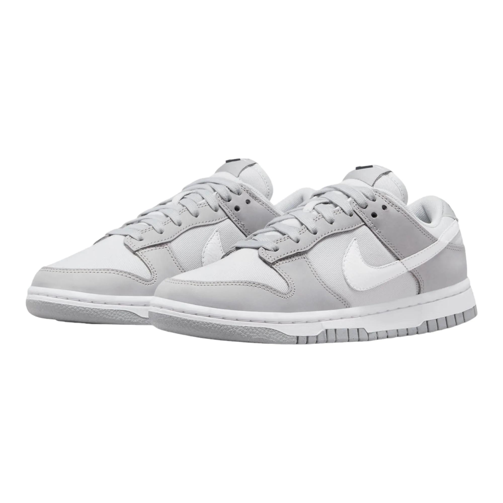 Nike Air Jordan 1 Mid Women's Basketball Shoes, Light Smoke Grey White, 38 EU - immagine 3