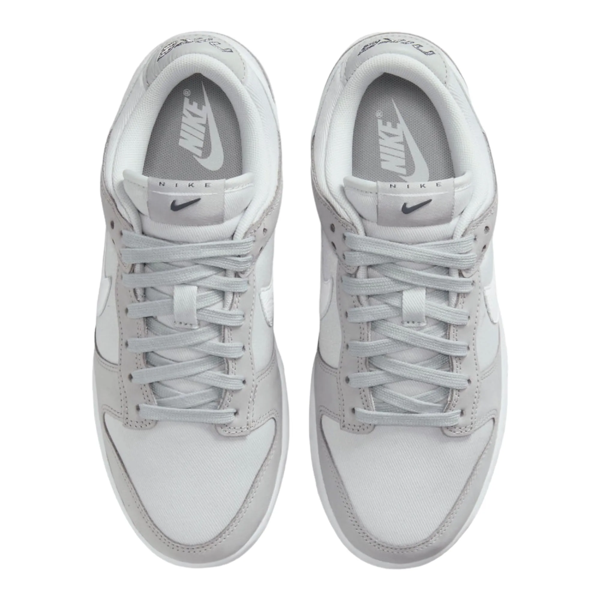 Nike Air Jordan 1 Mid Women's Basketball Shoes, Light Smoke Grey White, 38 EU - immagine 4