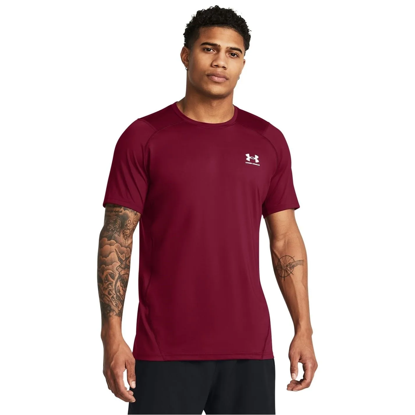 Under Armour HeatGear Men's Short Sleeve Fitted T-Shirt - immagine 2