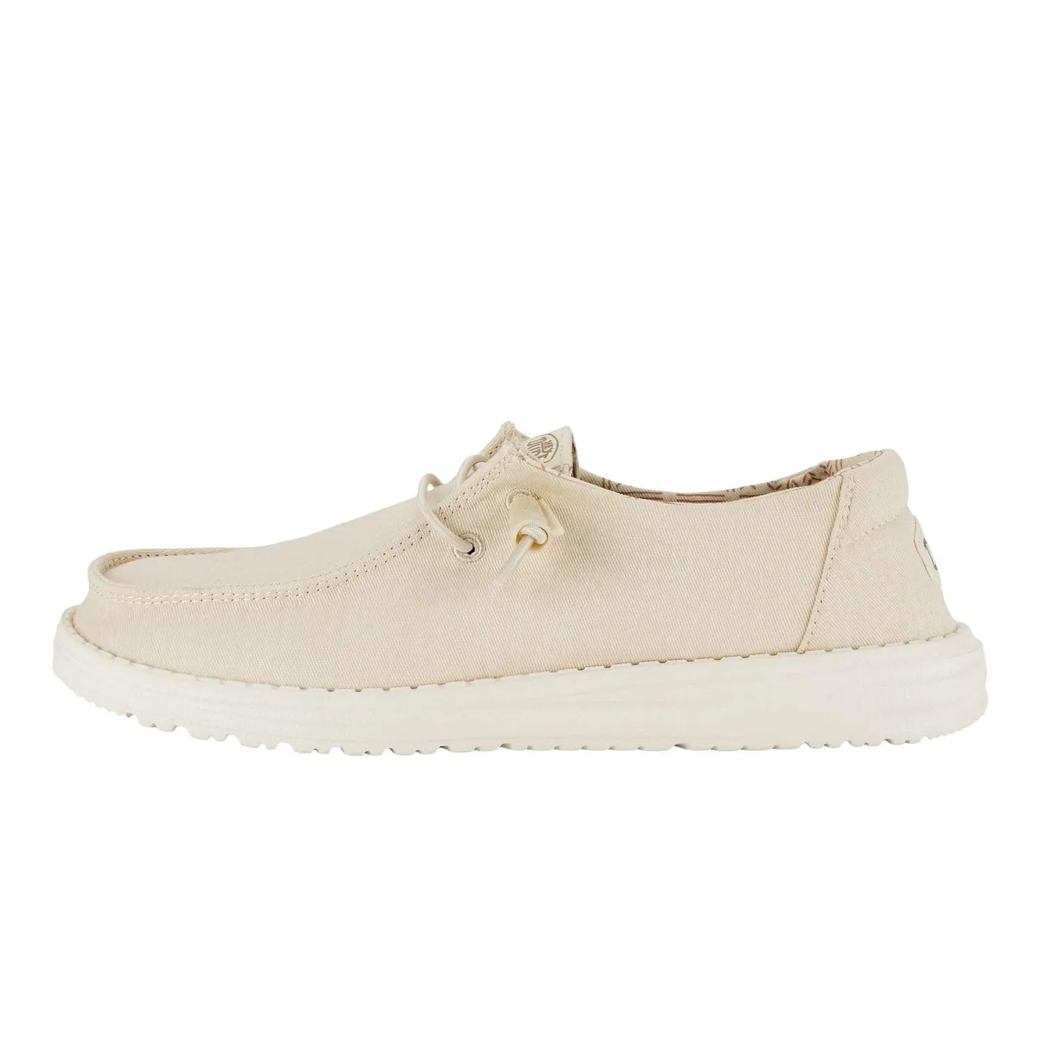 HEYDUDE Wendy Canvas Slip-On Donna, Bianco Crema, 35.5 EU - immagine 1