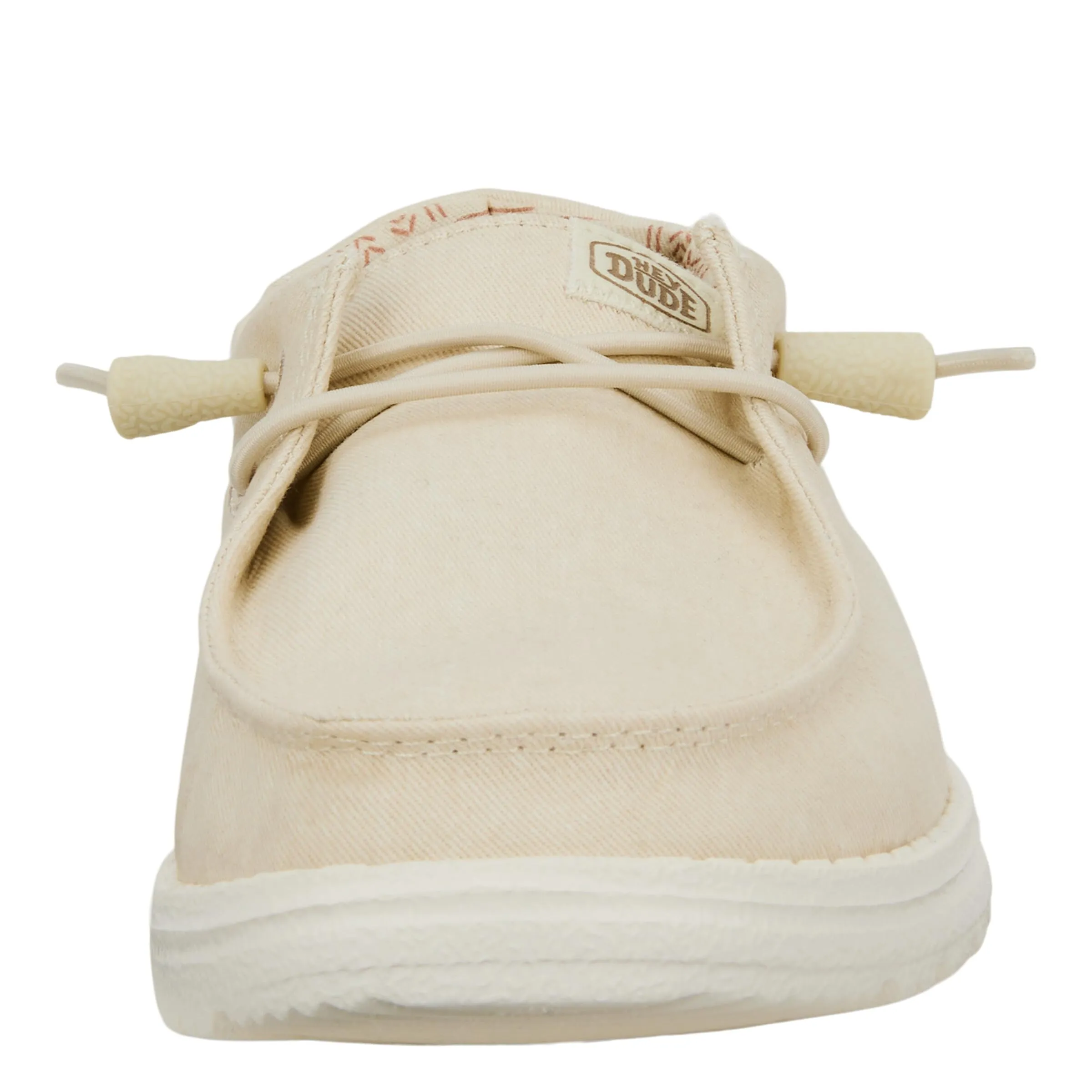 HEYDUDE Wendy Canvas Slip-On Donna, Bianco Crema, 35.5 EU - immagine 2