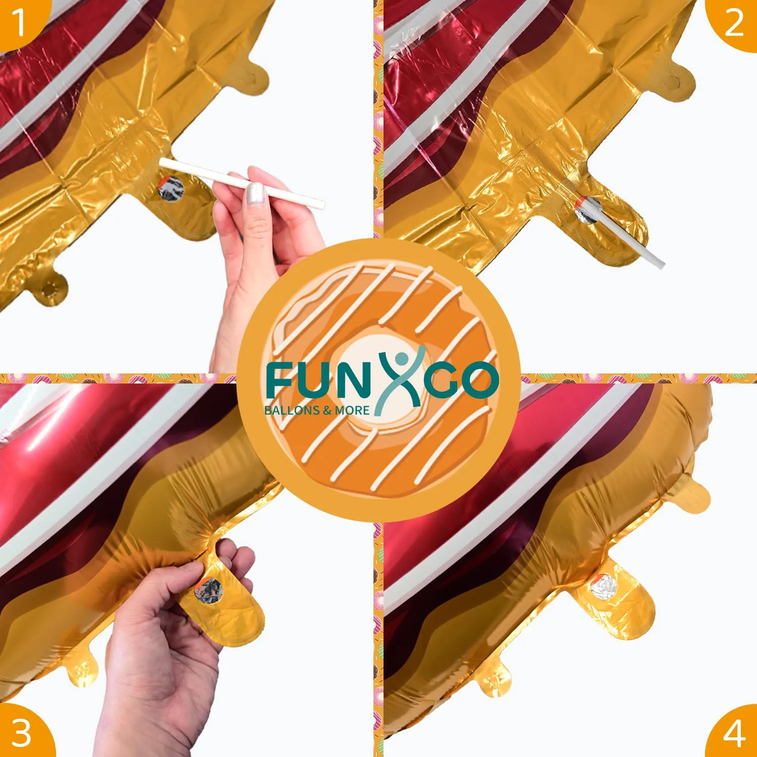 FUNXGO Palloncino in alluminio numero 9 per compleanni e feste - immagine 4
