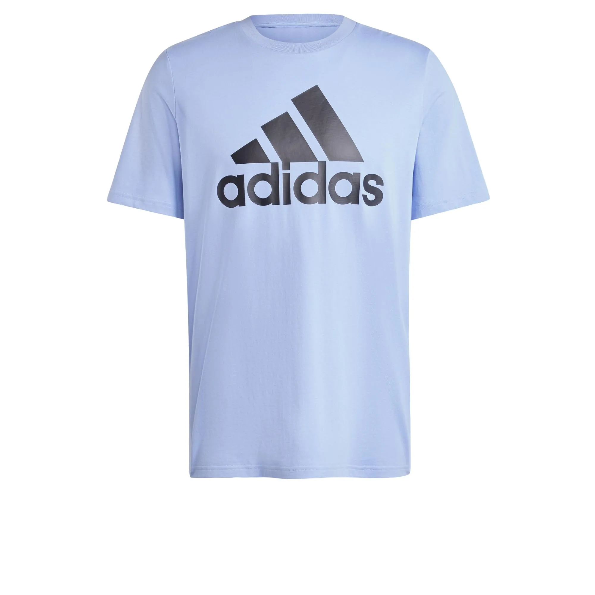 adidas Essentials Single Jersey Big Logo Tee - Blue Spark/Black, S - immagine 1