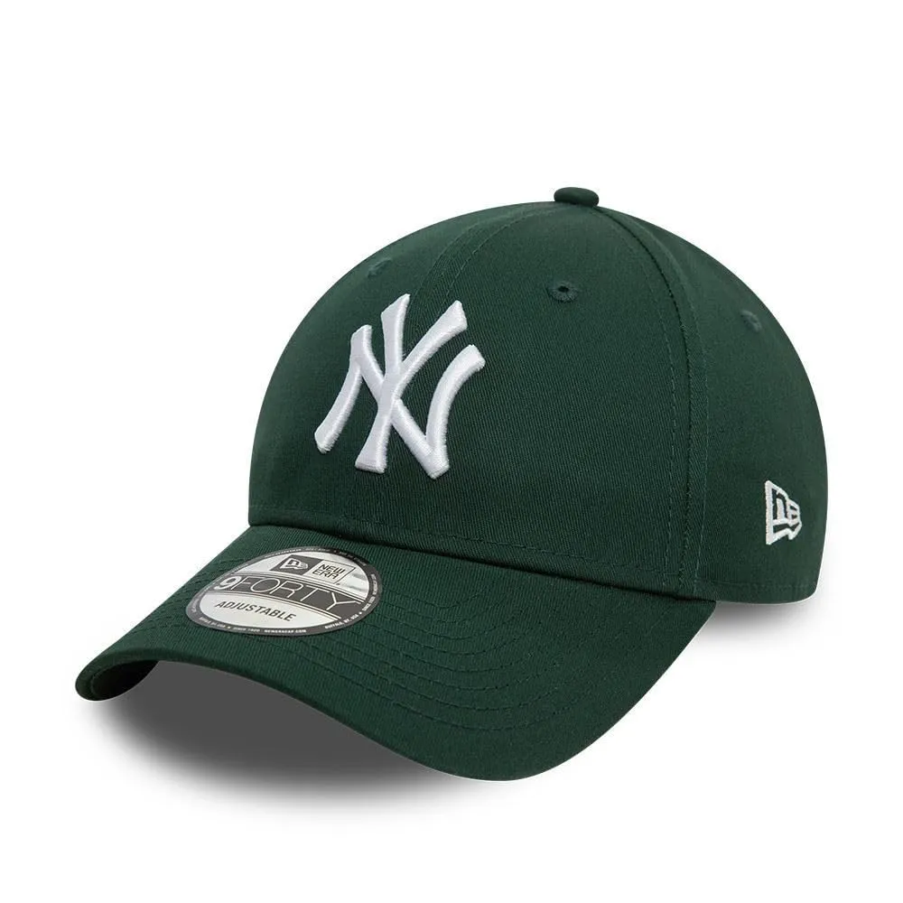 New Era New York Yankees MLB League Essential 9Forty Berretto Regolabile Verde Bianco - immagine 1