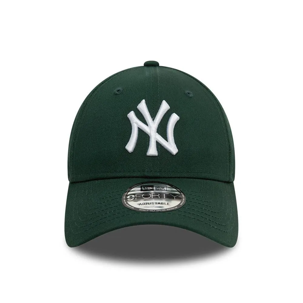 New Era New York Yankees MLB League Essential 9Forty Berretto Regolabile Verde Bianco - immagine 2
