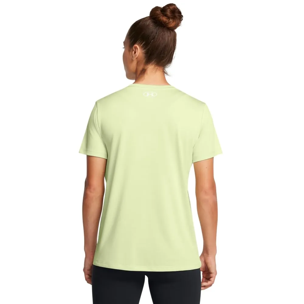Under Armour Tech Twist Donna Collo a V Manica Corta - immagine 2