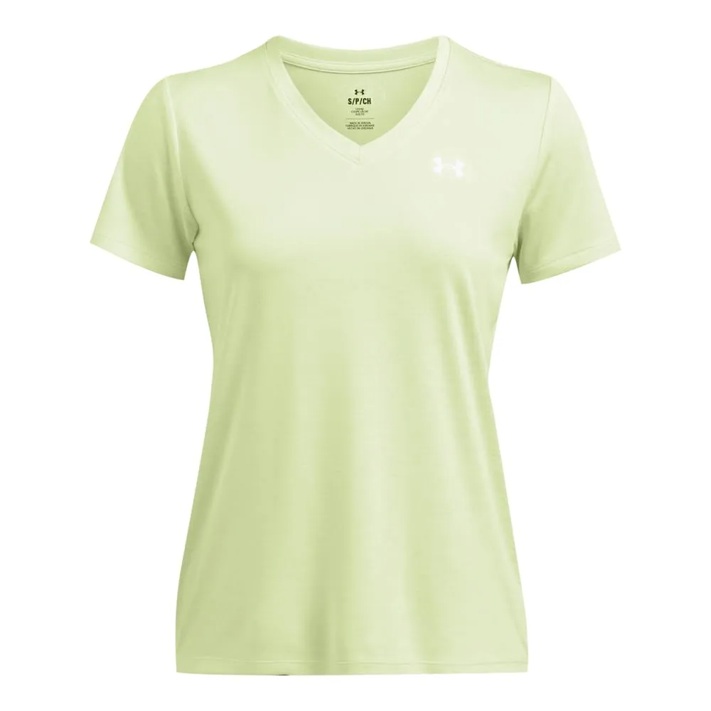 Under Armour Tech Twist Donna Collo a V Manica Corta - immagine 3