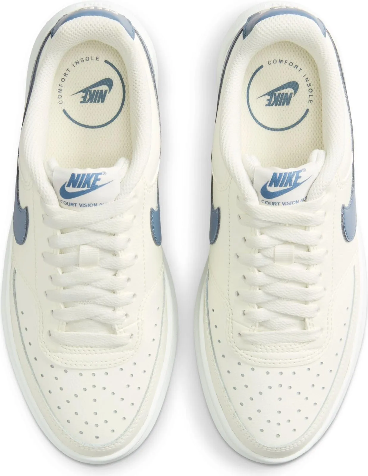 Nike Court Vision Alta LTR Sail/Diffused Blue-Sail 39 - immagine 3