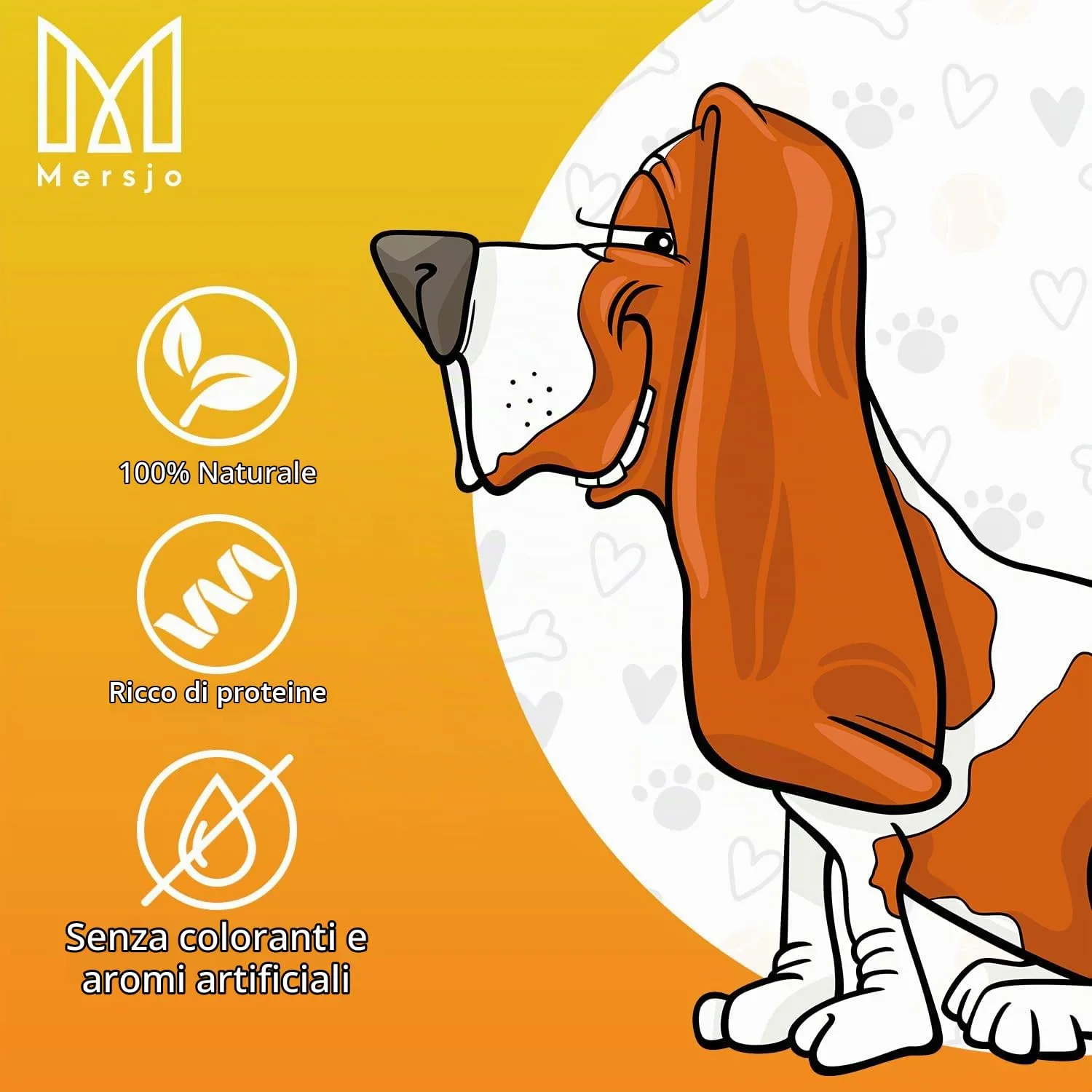 MERSJO Snack per Cani Meat Trainers, Mini Mix, 500 g - immagine 4
