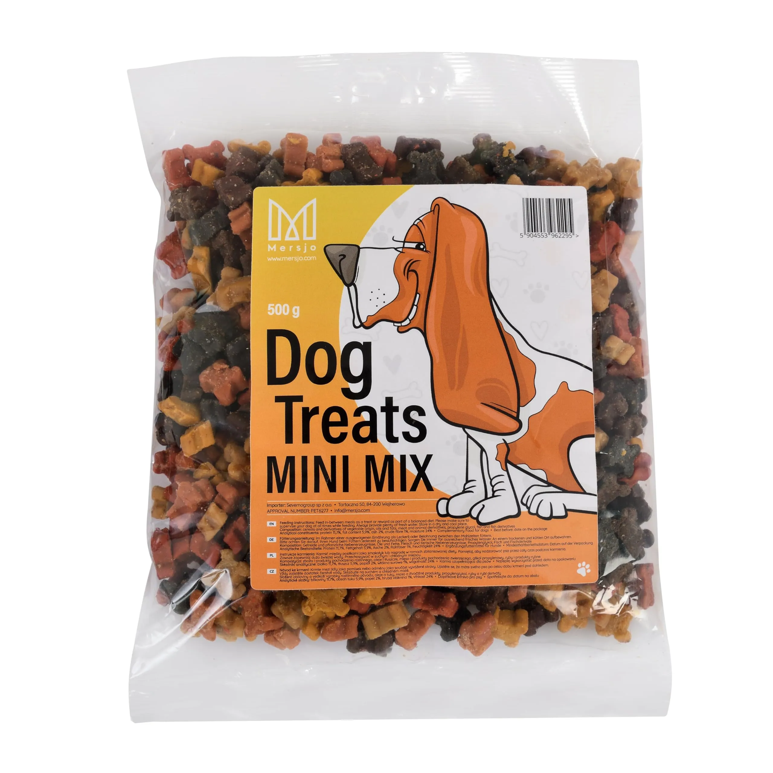 MERSJO Snack per Cani Meat Trainers, Mini Mix, 500 g - immagine 6
