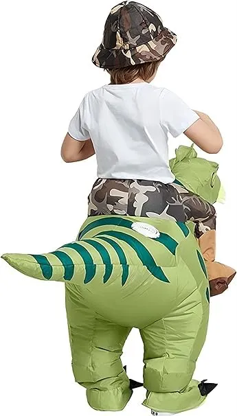 FXICH Costume di Dinosauro Gonfiabile per Adulti Uomo e Donna - immagine 5