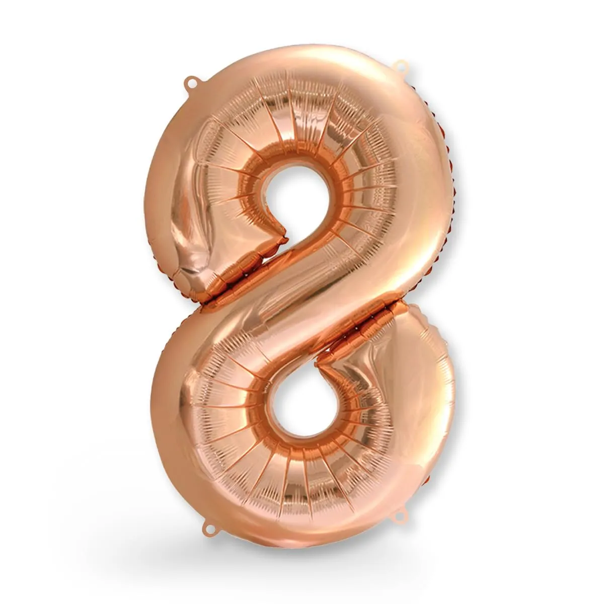 FUNXGO Palloncino Numero 8 Oro Rosa per Compleanno - immagine 1
