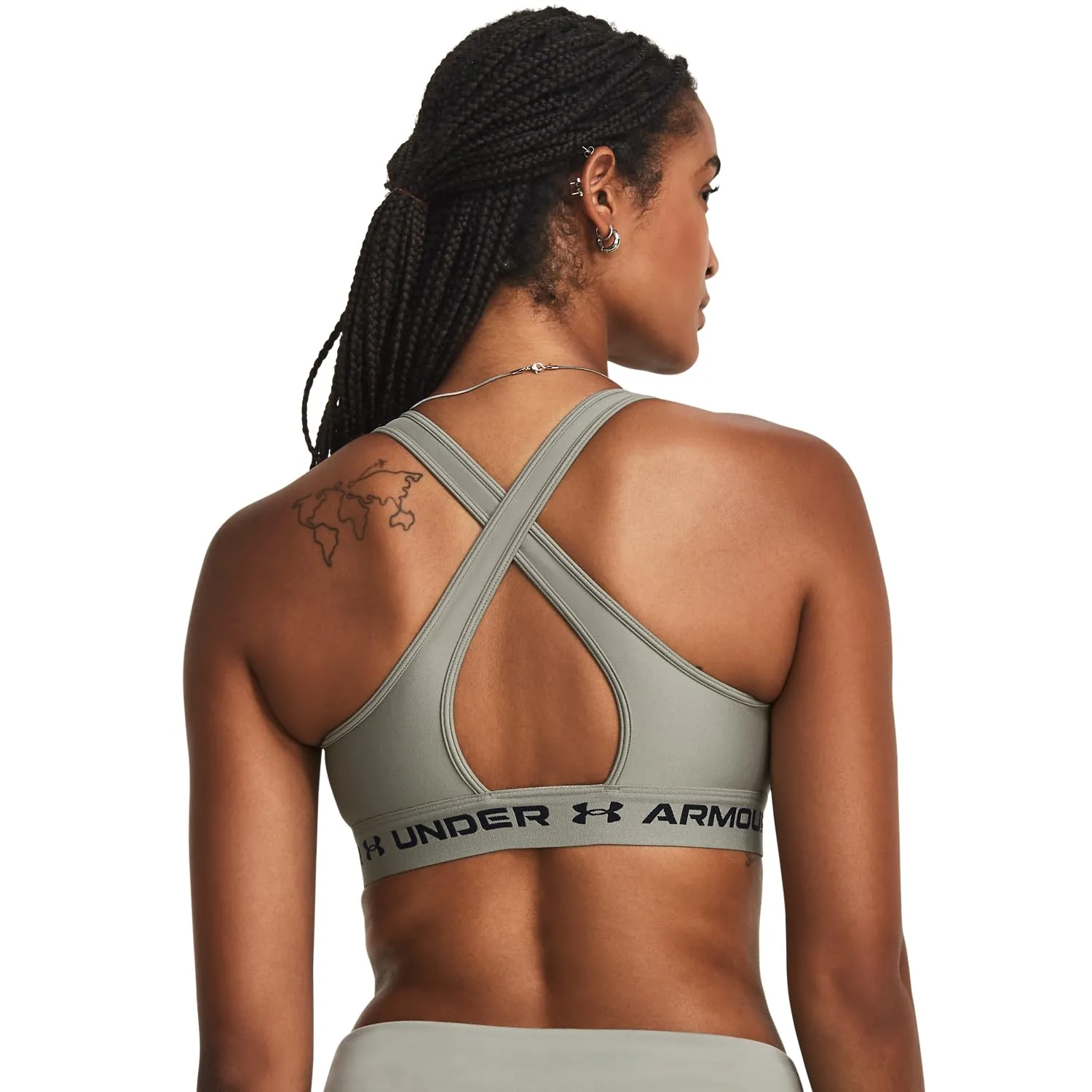 Under Armour Women's Mid Crossback Sports Bra - immagine 2