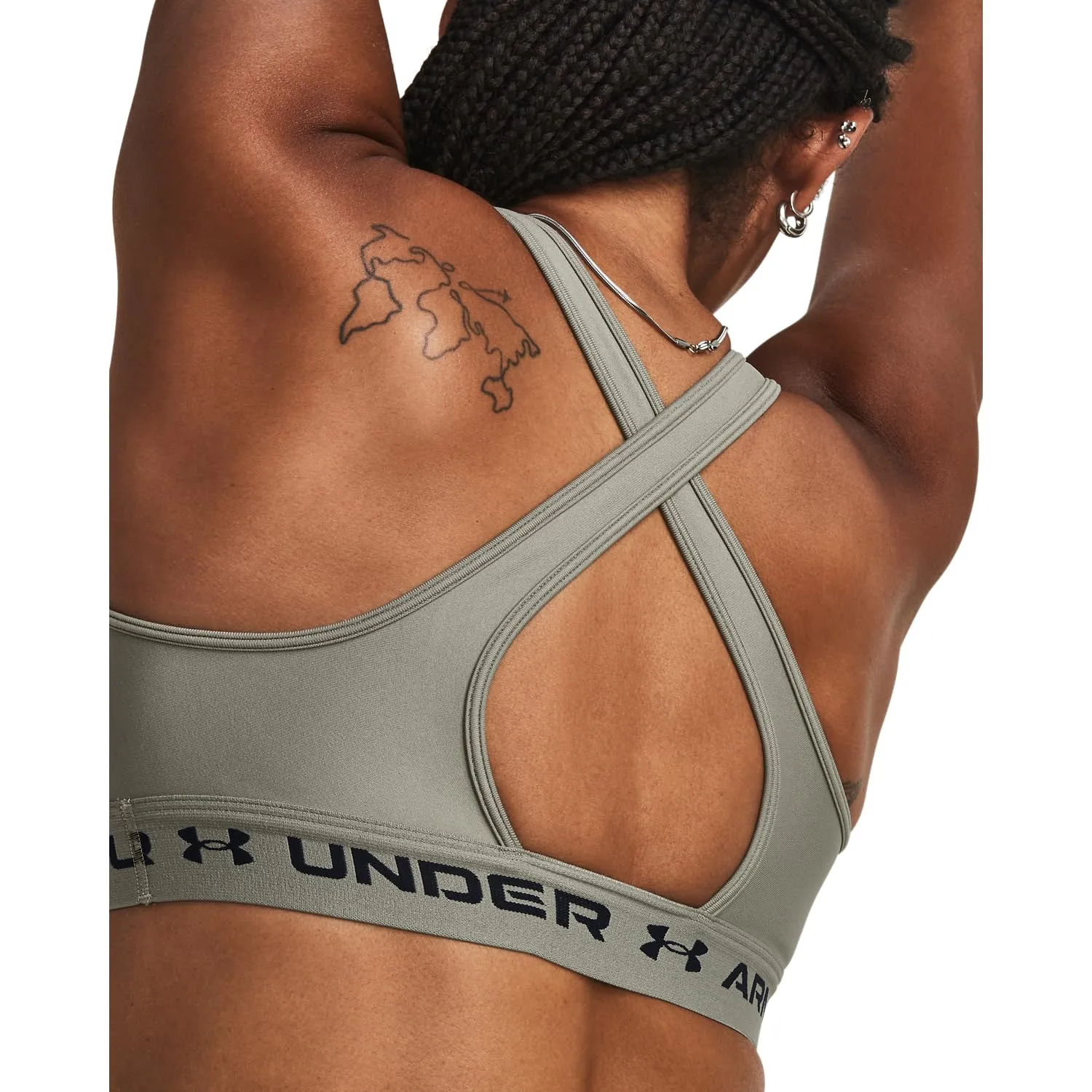 Under Armour Women's Mid Crossback Sports Bra - immagine 4