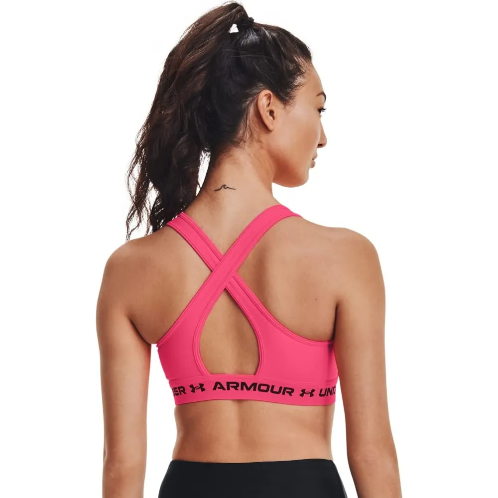 Under Armour Women's Armour Mid Crossback Sports Bra - immagine 2