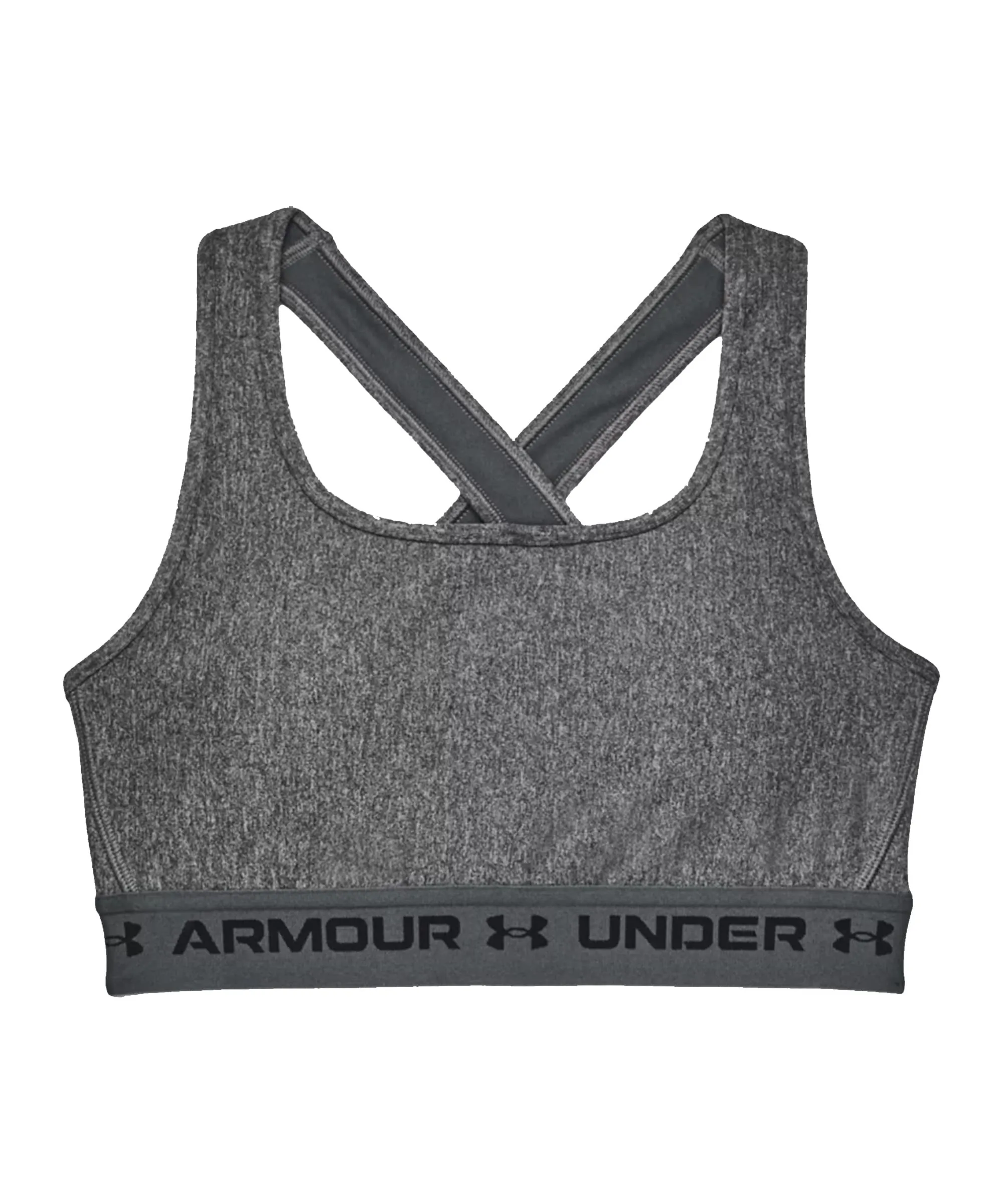 Under Armour Crossback Mid HTH Reggiseno Sportivo da Donna, Grigio, XXL - immagine 1