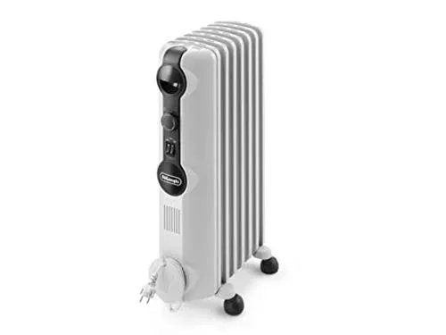 De'Longhi TRRS0715 Radiatore ad Olio Elettrico, 7 Elementi, 1500 Watt, Bianco - immagine 4