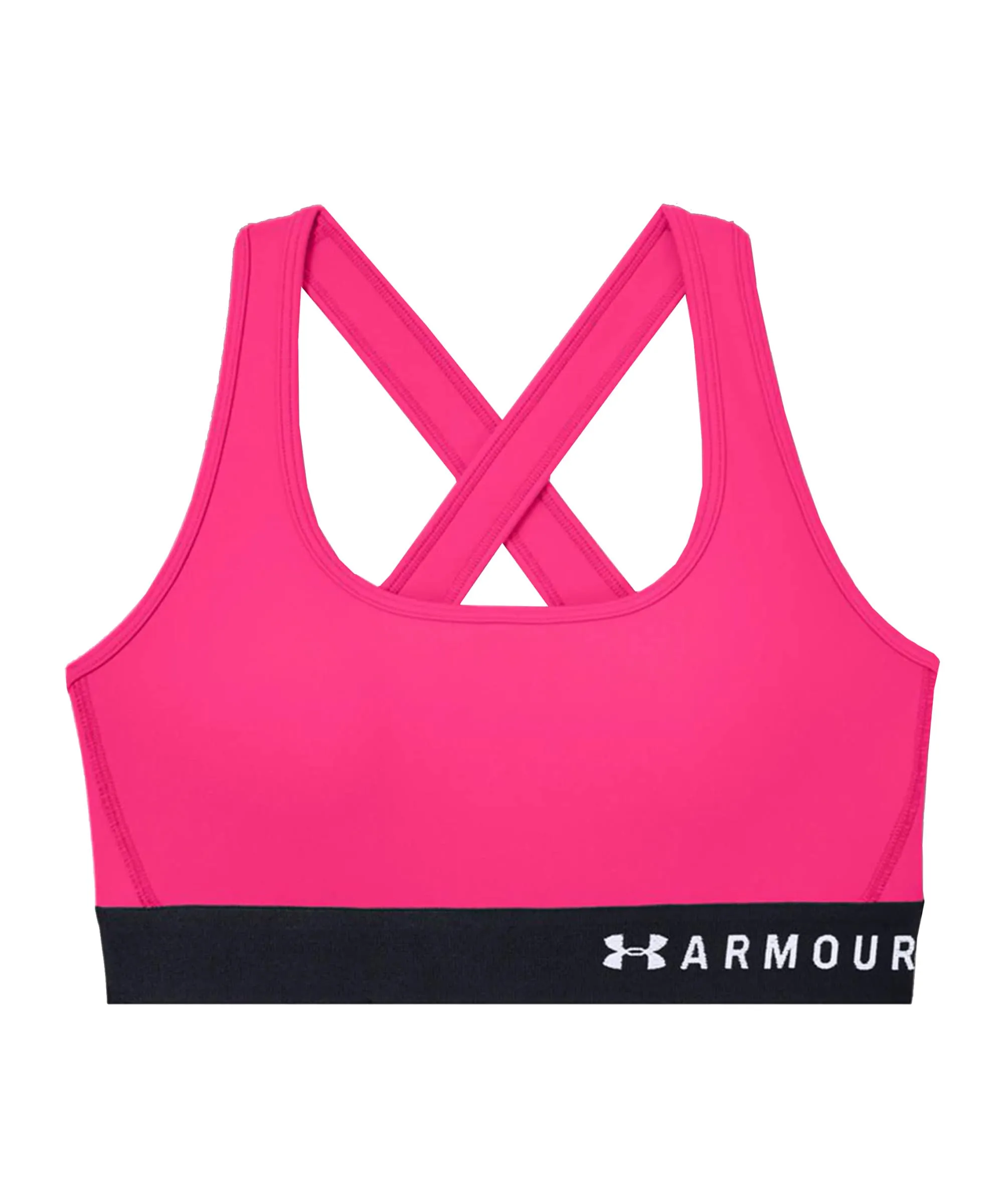 Under Armour HeatGear Armour Mid Impact Crossback Sports Bra 1307200 - Rouge (653), XS - immagine 4