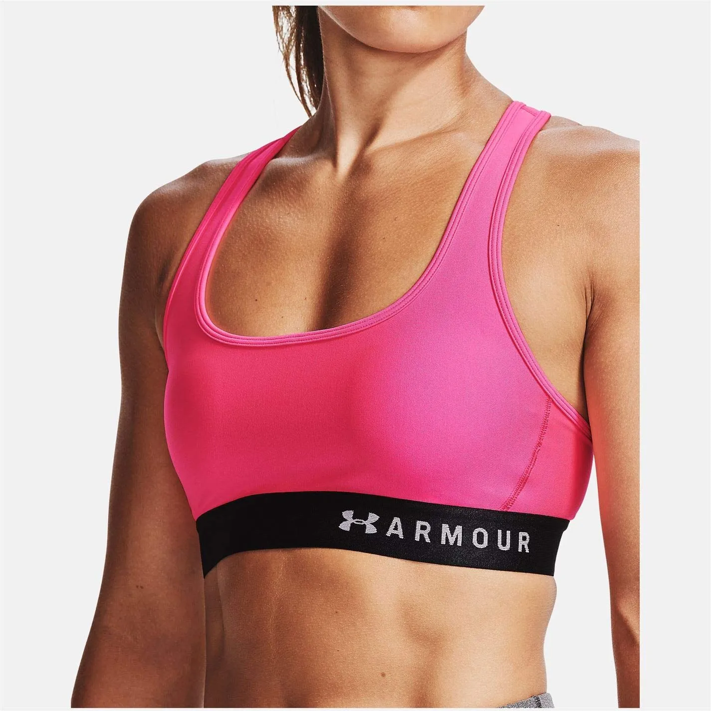 Under Armour HeatGear Armour Mid Impact Crossback Sports Bra 1307200 - Rouge (653), XS - immagine 5