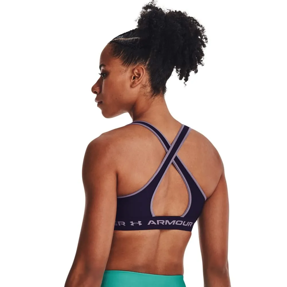 Under Armour Crossback Mid Women's Sports Bra - XS - immagine 2