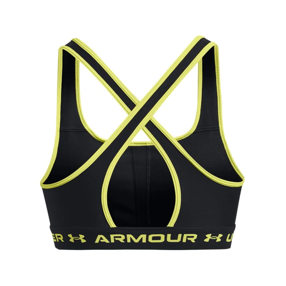 Under Armour Women's Mid Crossback Sports Bra - immagine 2