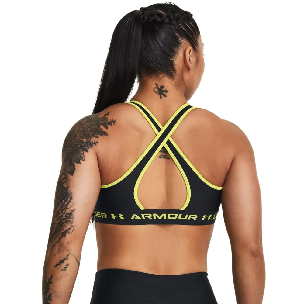Under Armour Women's Mid Crossback Sports Bra - immagine 4