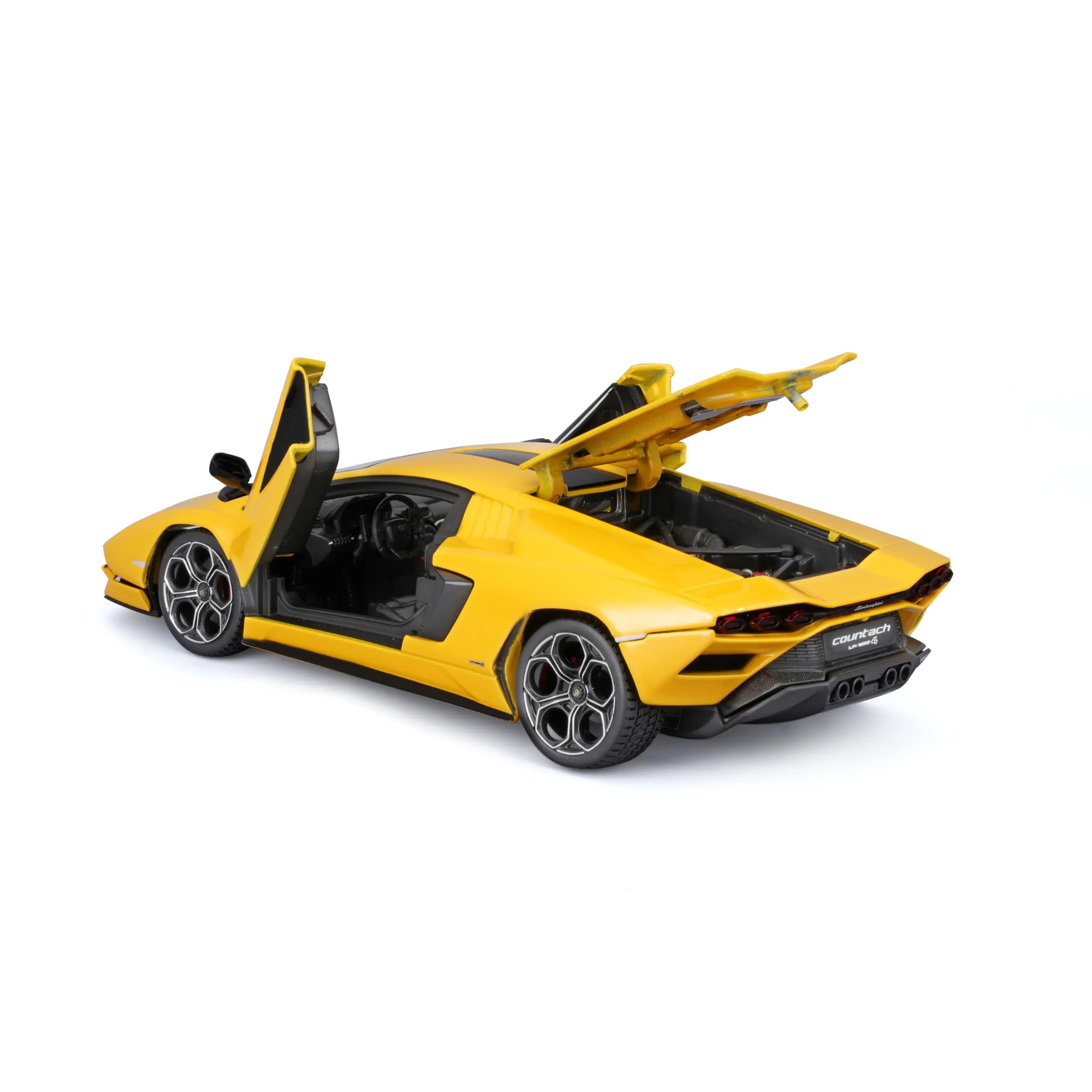 Bburago Lamborghini Countach Model Kit 1:24 - Yellow - immagine 4