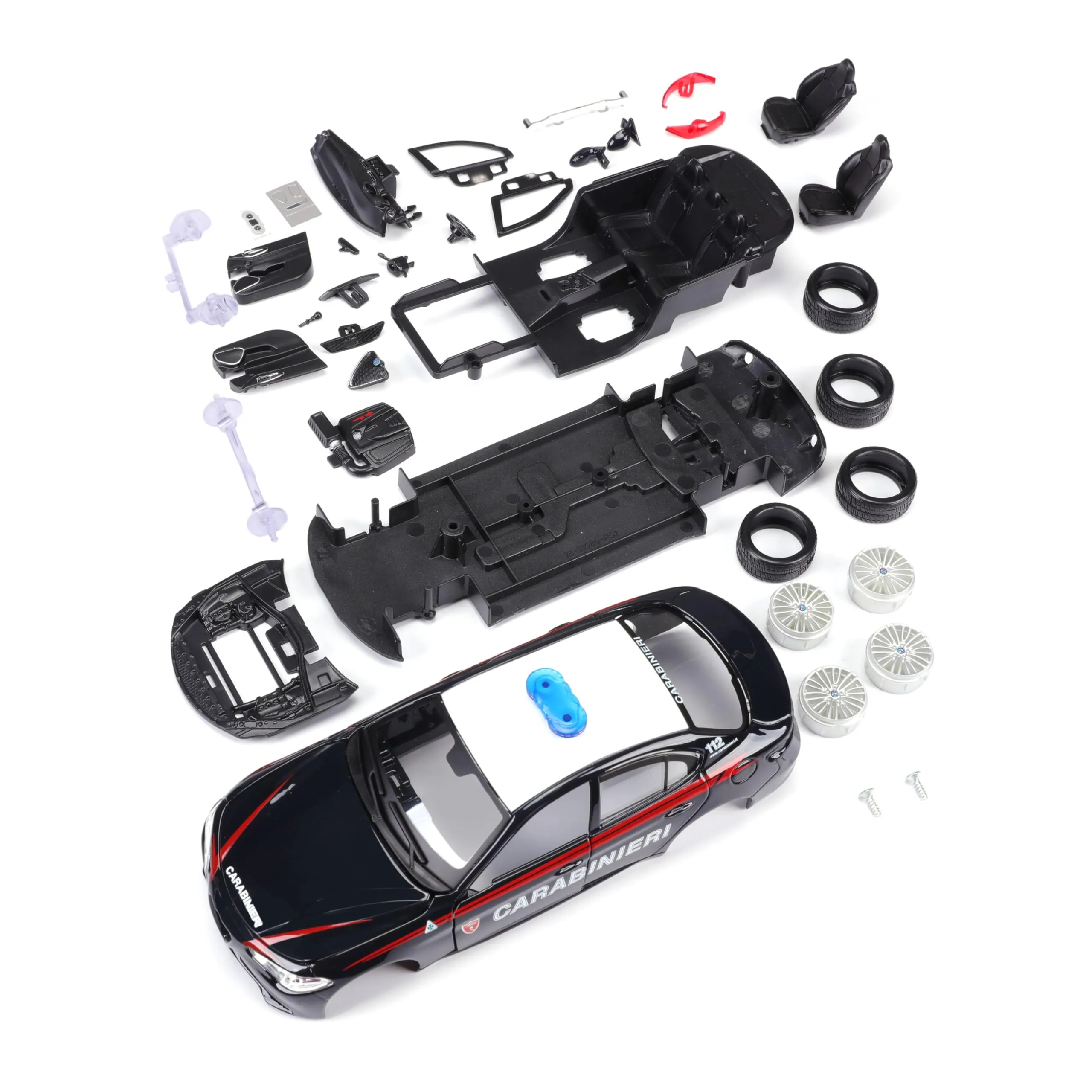 Bburago Alfa Romeo Giulia Carabinieri 1:24 Model Kit 18-25128 - immagine 5