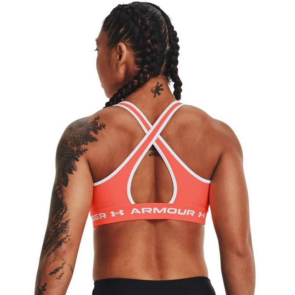 Under Armour UA Performance Polo, Maglietta Funzionale Strutturata, Bianco Arancione, XS - immagine 2