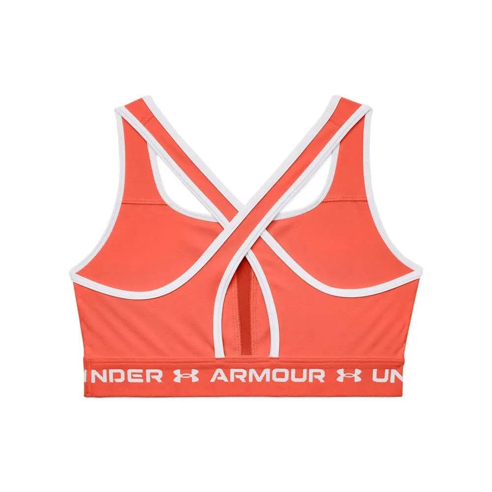 Under Armour UA Performance Polo, Maglietta Funzionale Strutturata, Bianco Arancione, XS - immagine 4
