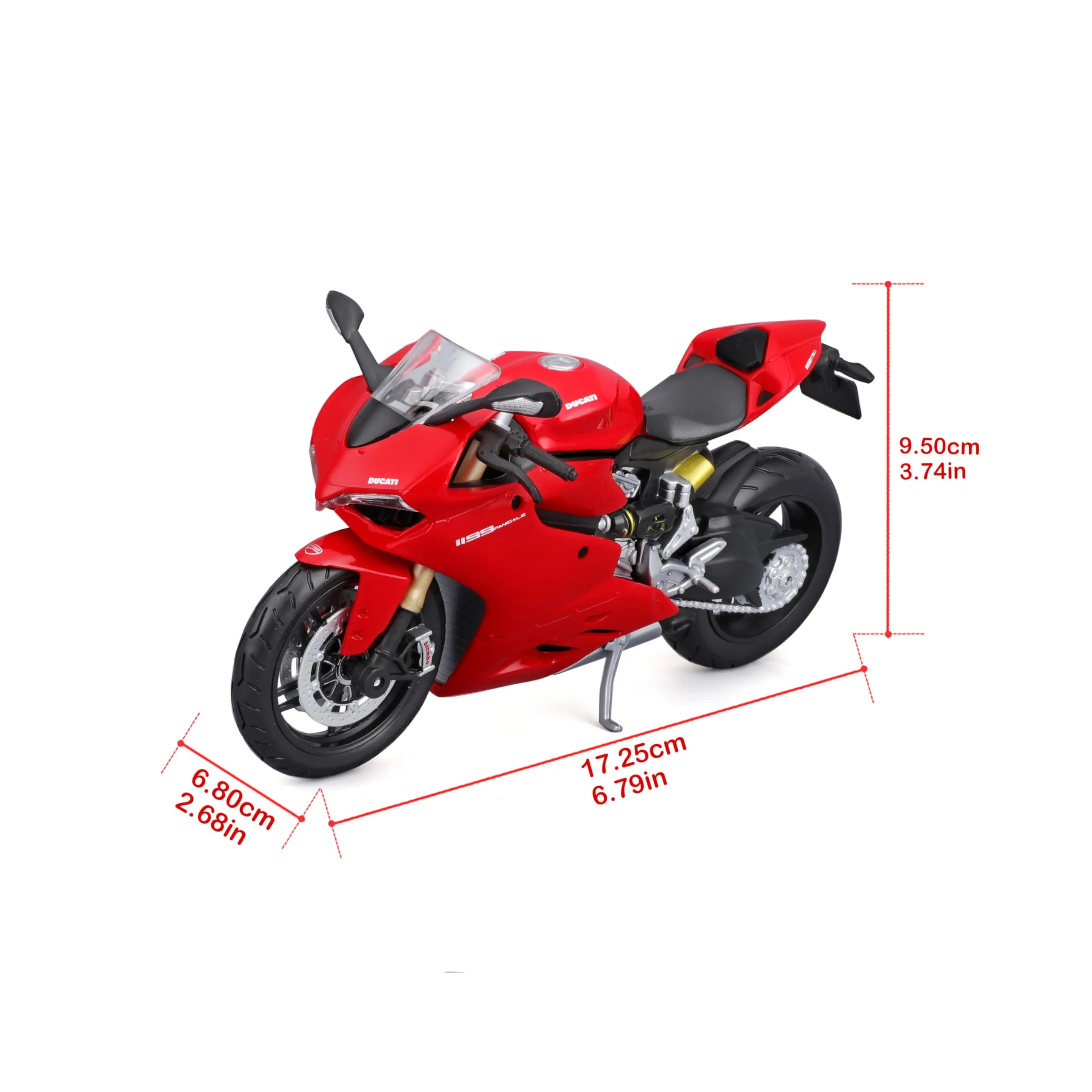 Bburago Ducati 1199 Panigale Model Kit 1:12 Scale - immagine 3