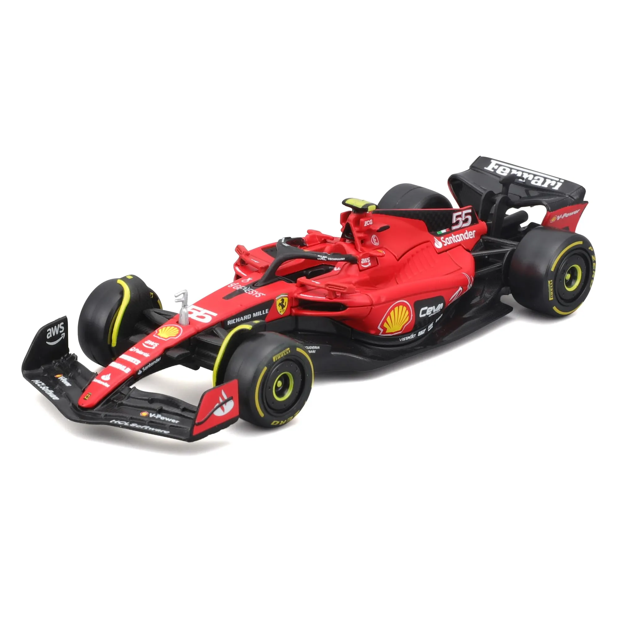 Bburago Ferrari SF-23 Carlos Sainz #55 2023 Scale 1:43 - immagine 1